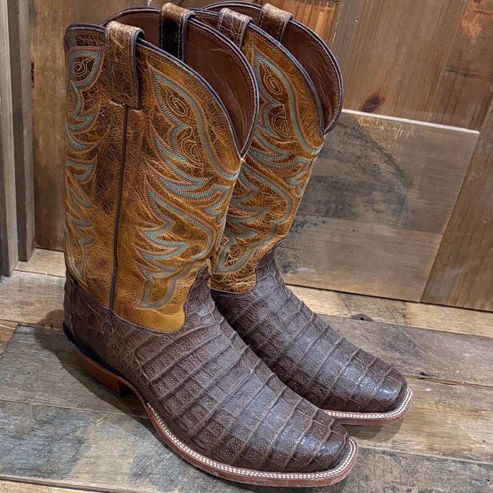 Nocona Brown and Tan Western Boots